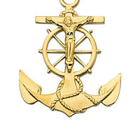 (J422) G/ss Anchor/cfx 24 Ch&bx" - Unique Catholic Gifts