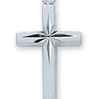 (L7060) Ss Eng Cross 18 Ch&bx" - Unique Catholic Gifts