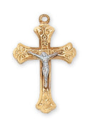 (Jt8045) G/ss Twotone Cfx 18 Ch&bx" - Unique Catholic Gifts