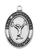 (L676cl) Ss Cheerleading Medal 18" - Unique Catholic Gifts