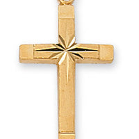 (J8062) G/ss Eng Cross 18 Ch" - Unique Catholic Gifts