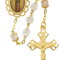 (856hf) Gp 7mm O.l Guadalupe Rosary - Unique Catholic Gifts