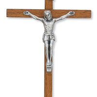 (94-23) 4" Light Brown Crucifix" - Unique Catholic Gifts