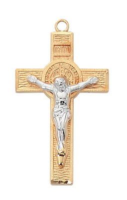 (J9199) G/ 2tone St Benedict 18 Ch&bx