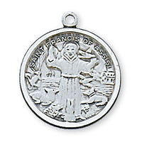 (L415fr) Ss St Francis 18 Ch&bx" - Unique Catholic Gifts