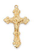 (J5020) G/ss Crucifix 18 Ch&bx" - Unique Catholic Gifts