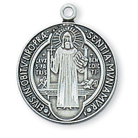 (L434) Ss St. Benedict 18" Ch&bx - Unique Catholic Gifts