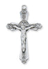 (L6004-20)Sterling Silver Crucifix 20"  Chain & Box - Unique Catholic Gifts