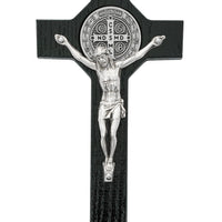 (80-89) 6" Black Stng St Benedict Cfx - Unique Catholic Gifts