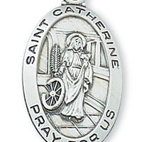 (L500ct) Ss St Catherine Alexan 18ch" - Unique Catholic Gifts