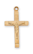 (J8015) G/ss Crucifix 18 Ch&bx" - Unique Catholic Gifts