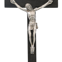 (94-38) 3" Black Wood Crucifix - Unique Catholic Gifts