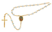 (760-123) Gold Guadalupe Box & Blue Rsry - Unique Catholic Gifts
