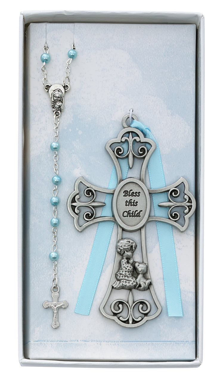 (Bs60) Bless the Child, Boy Rosry Set - Unique Catholic Gifts