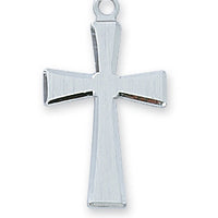 (L7011) Ss Cross 18 Ch&bx" - Unique Catholic Gifts
