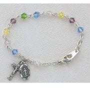 (Br123d) 5 1/2" Multi Baby Bracelet - Unique Catholic Gifts