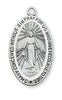 Sterling Silver Miraculous Medal 1 1/16" - Unique Catholic Gifts