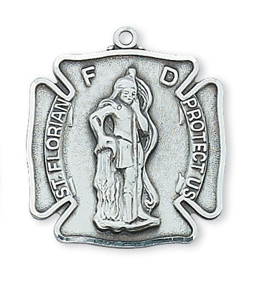 Sterling Silver St Florian 24