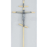 (C510-m29s) 10 Brass Greek Crucifix" - Unique Catholic Gifts