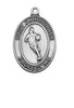 (L675bk) Ss Basketball Medal 24"Ch&bx - Unique Catholic Gifts