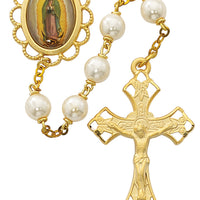 (854hf) Gp 7mm Pearl Ol Guadalupe Rsry - Unique Catholic Gifts