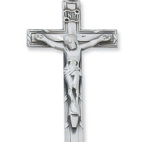 Sterling Silver Crucifix (1 3/4") on 24" chain - Unique Catholic Gifts