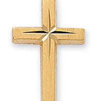 (J7060) G/ss Cross 18 Ch & Box" - Unique Catholic Gifts