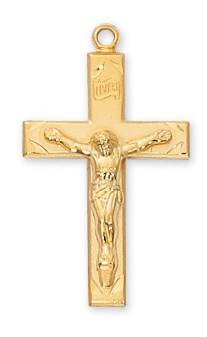 (J7028) G/ss Crucifix 20 Ch&bx" - Unique Catholic Gifts