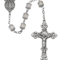 (701s-crf) 7mm Crystal Ab Capped Rsry - Unique Catholic Gifts