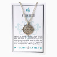 Benedictine Medallion Silver - Unique Catholic Gifts