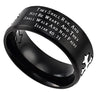 Men's Black Neo Ring - Unique Catholic Gifts