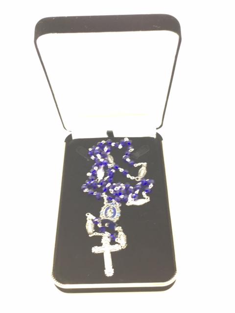 Blue Miraculous Medal Rosary - Unique Catholic Gifts