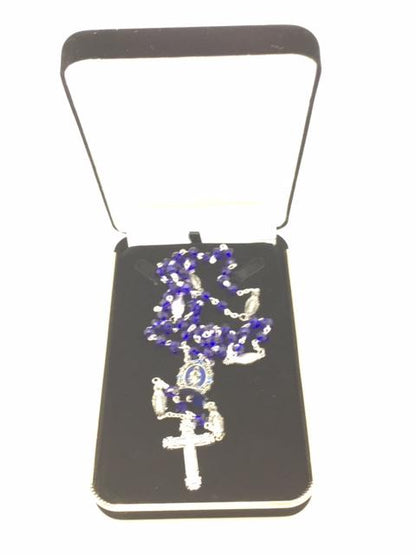 Blue Miraculous Medal Rosary - Unique Catholic Gifts