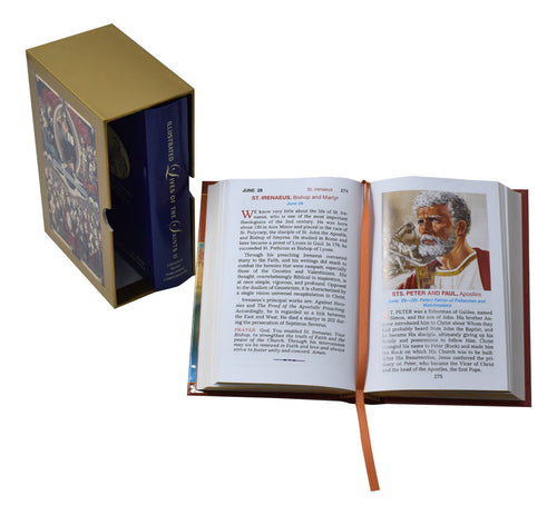 Illustrated lives of the Saints (Set) Volumes 1 and 2 - Unique Catholic Gifts