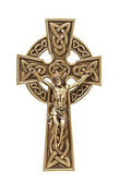Bronze Celtic Crucifix (7 1/2") - Unique Catholic Gifts