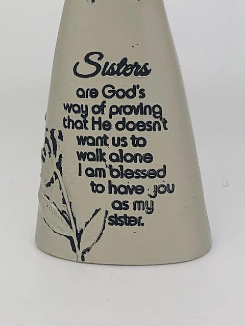 Angel for your Sister Figurine (4") - Unique Catholic Gifts