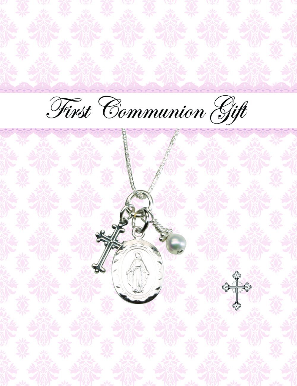 First Communion Miraculous Medal Necklace - Unique Catholic Gifts