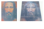 Postcard Shroud of Turin Holographic 3D Holy Card 6" X 4 1/2" - Unique Catholic Gifts