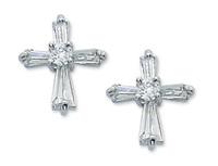 Crystal Cubic Zirconia Earrings - Unique Catholic Gifts