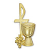 Gold Communion Chalice Pin - Unique Catholic Gifts