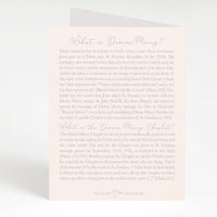 Divine Mercy Chaplet Card | Chaplet Arch Design | Beige - Unique Catholic Gifts