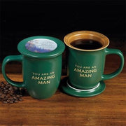 "You are an Amazing Man" Coaster and Mug Set - Unique Catholic Gifts