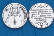 St. Faustina Italian Pocket Token Coin - Unique Catholic Gifts