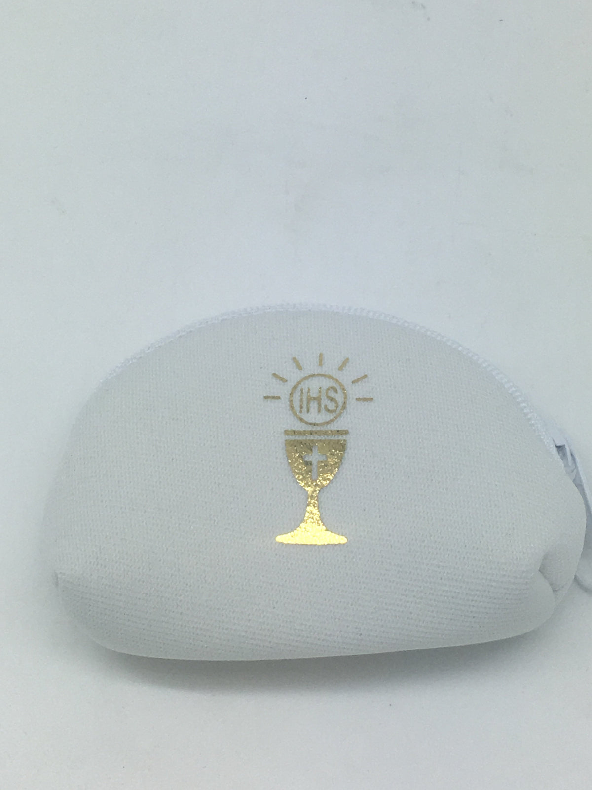 Communion Zippered Pouch (White) - Unique Catholic Gifts