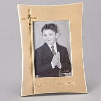 My First Communion Picture Frame (9 1/4") holds 4x6  picture - Unique Catholic Gifts