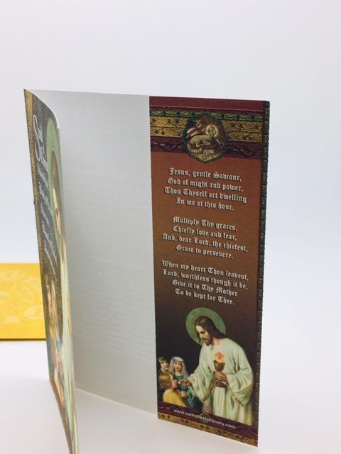 Holy First Communion Greeting Card - Unique Catholic Gifts