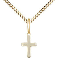 Gold Cross  (1/2") - Unique Catholic Gifts
