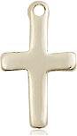 Gold Cross  (1/2") - Unique Catholic Gifts