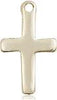 Gold Cross  (1/2") - Unique Catholic Gifts