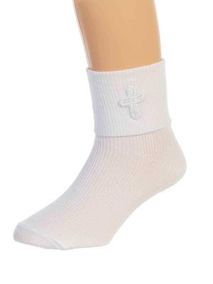 Baptismal Socks Uni-Sex (Size 1-2) - Unique Catholic Gifts
